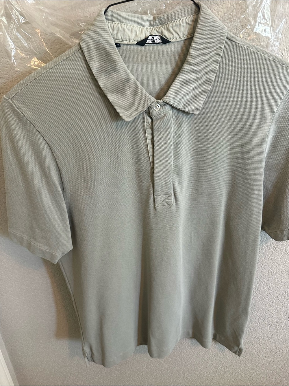 7 For All Mankind Men's Polo in Light Sage